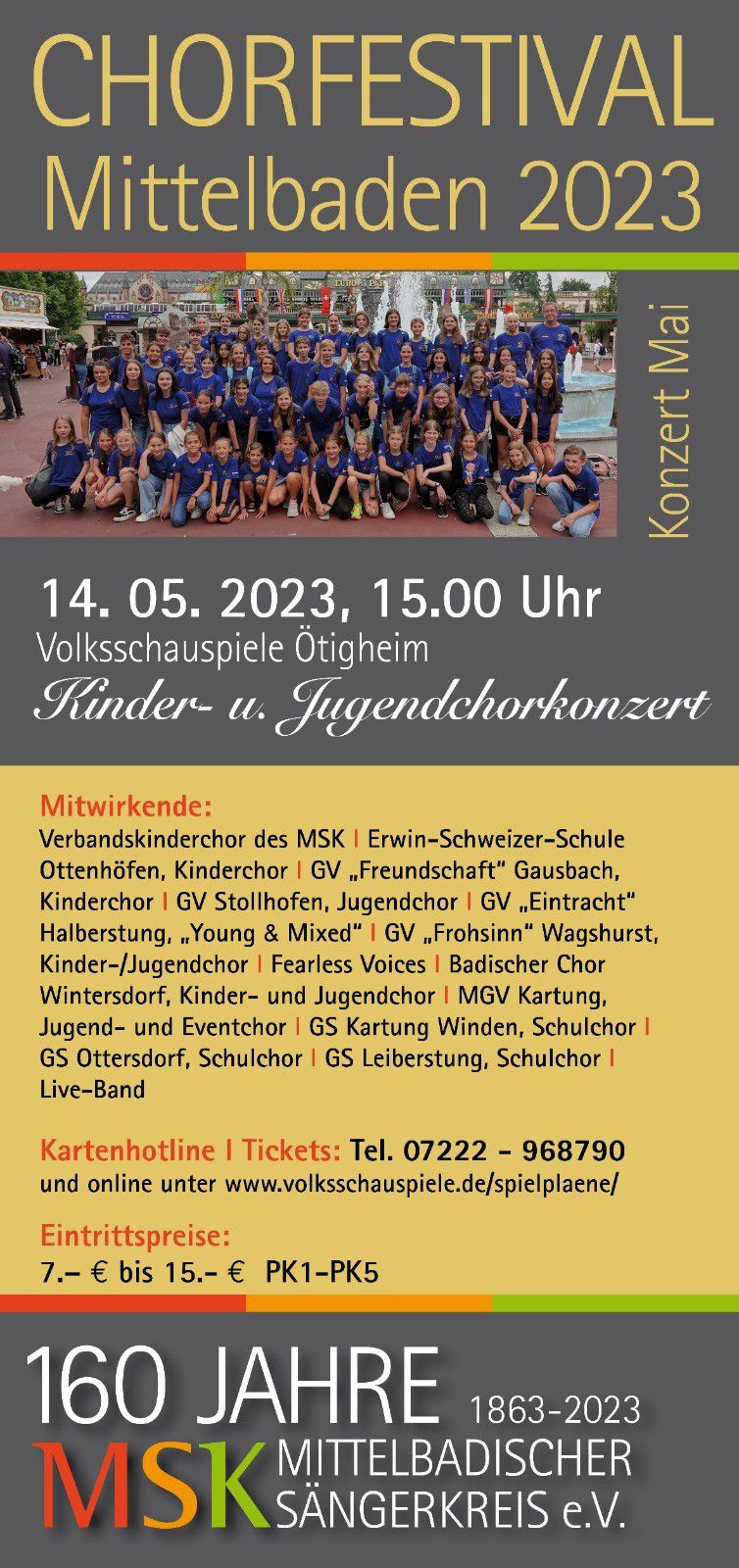 MSK Chorfestival – Kinder- und Jugendchorkonzert