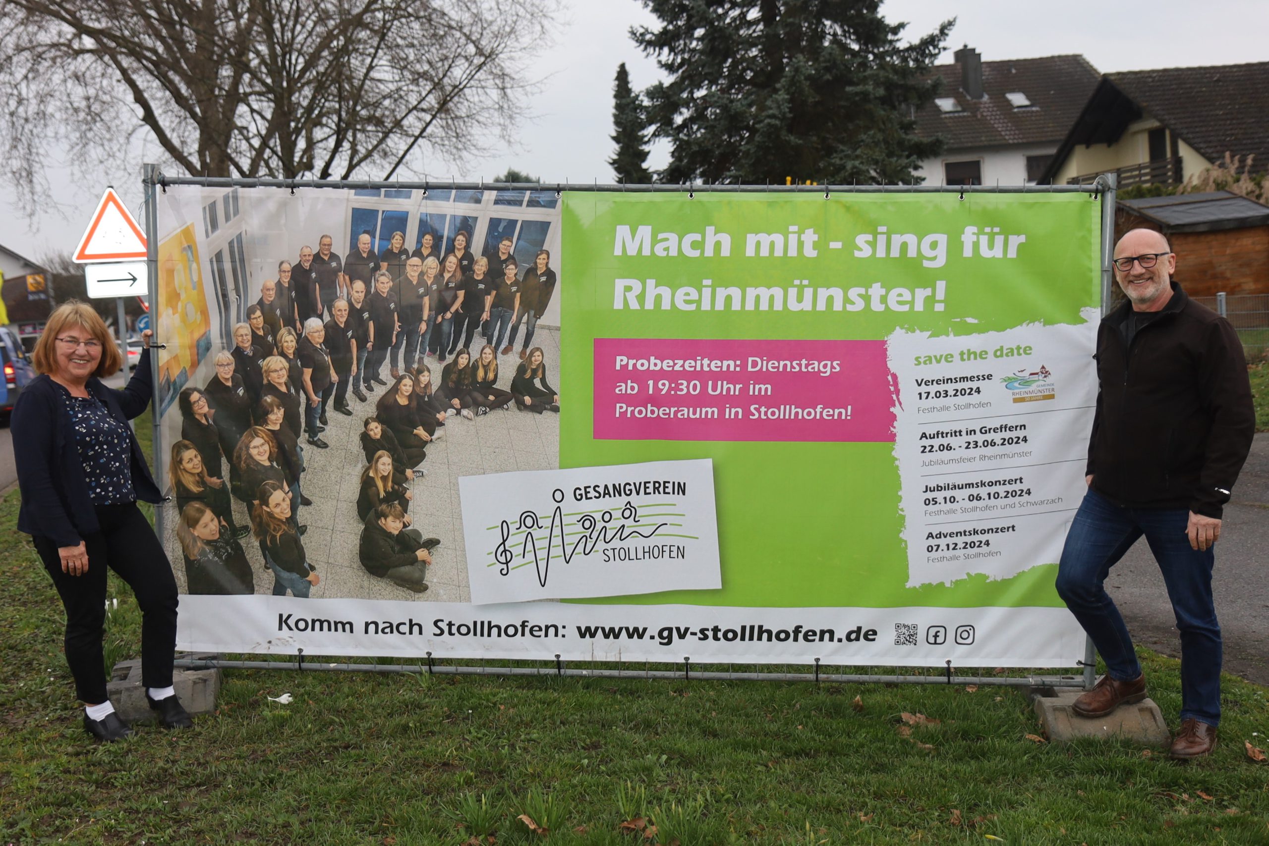 Werbeaktion des Gesangverein