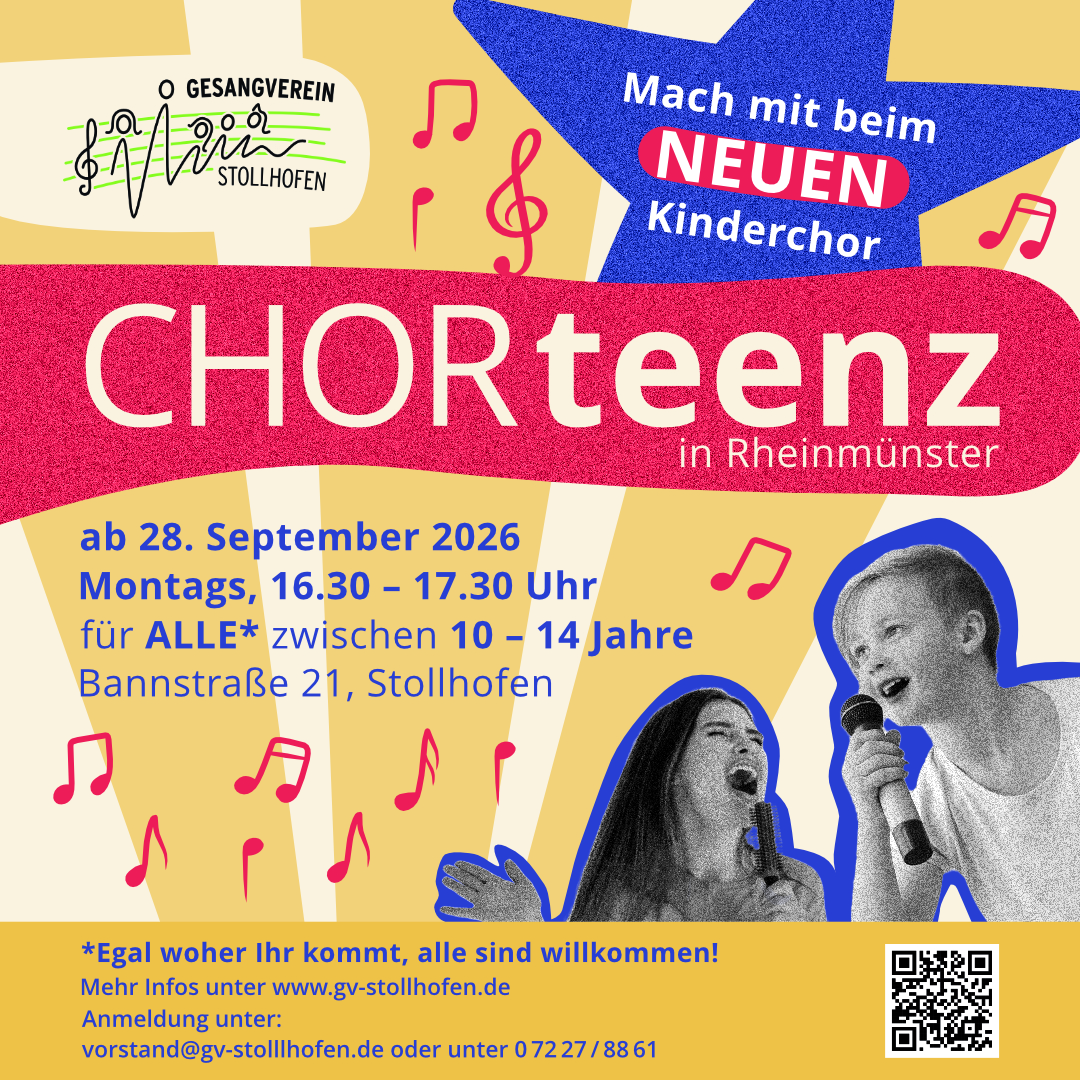 Es gibt einen neuen Kinderchor